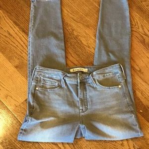 Athleta Sculptek grey jeans.